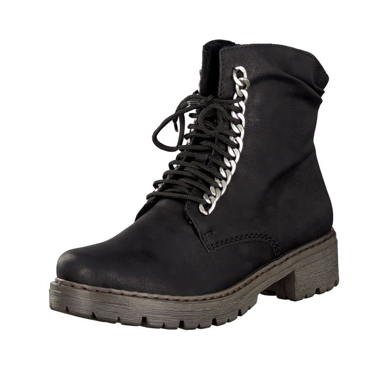 Botas Rieker Y9002-00 Para Mulher - Pretas